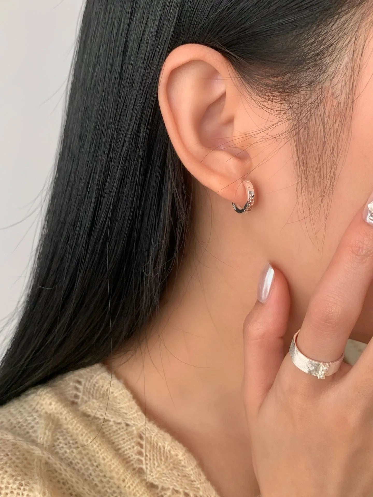 Arracadas Pequeñas Plata Ley S925