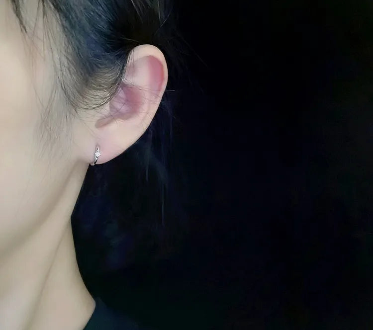 Arracadas Pequeñas Plata Esterlina S925