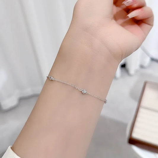 Pulsera Elegante Plata De Ley 925