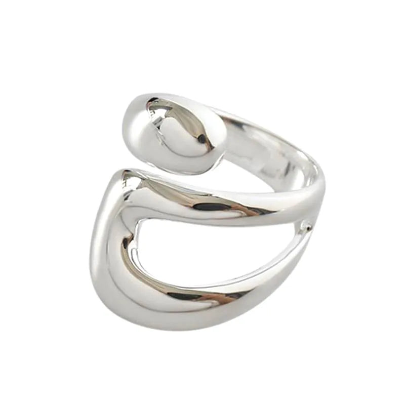 Anillo Abierto Plata De Ley 925