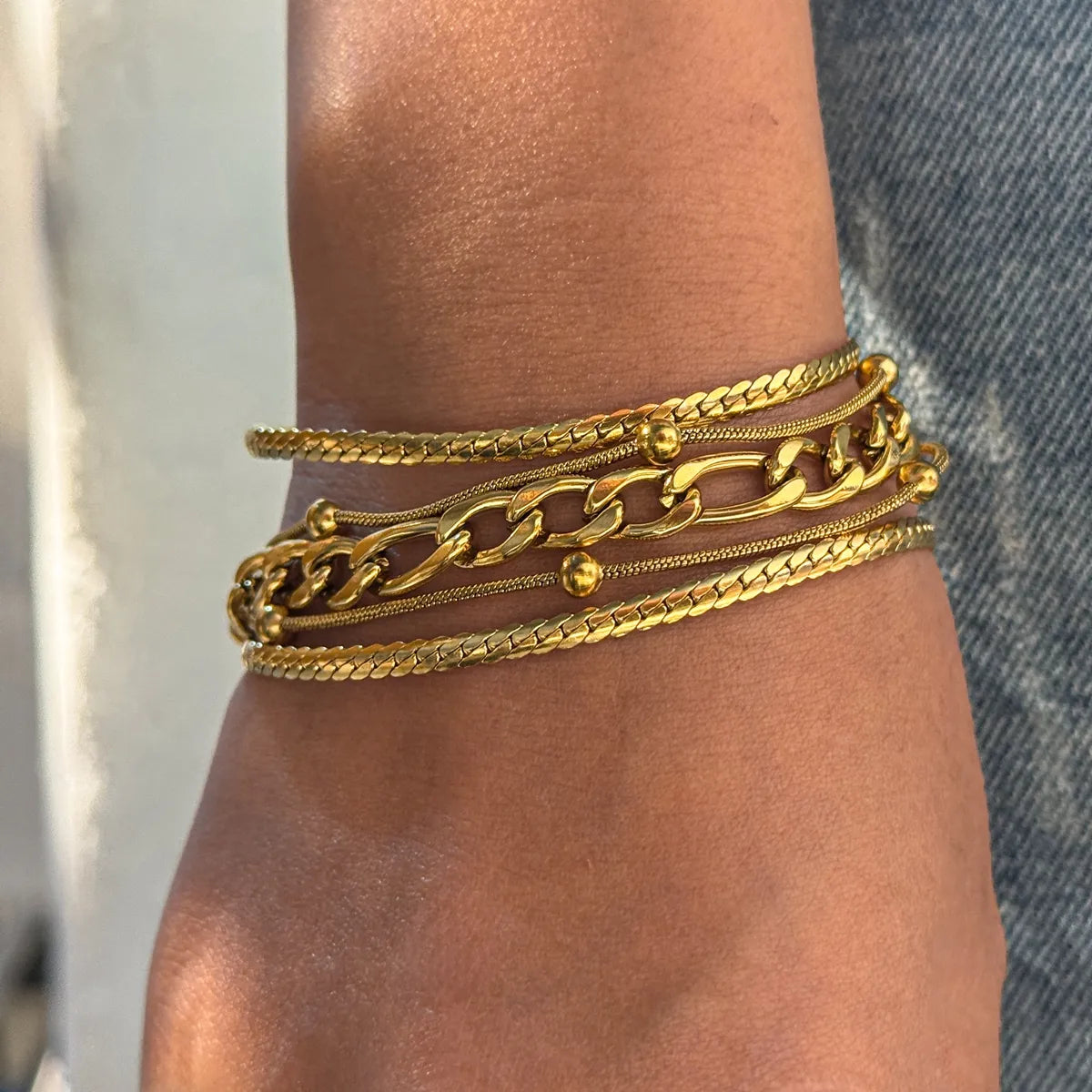 Pulsera Múltiple Acero Inoxidable