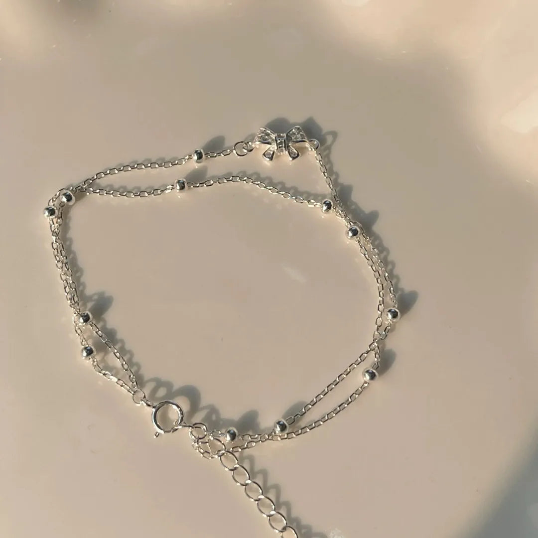 Pulsera Moño Plata 925