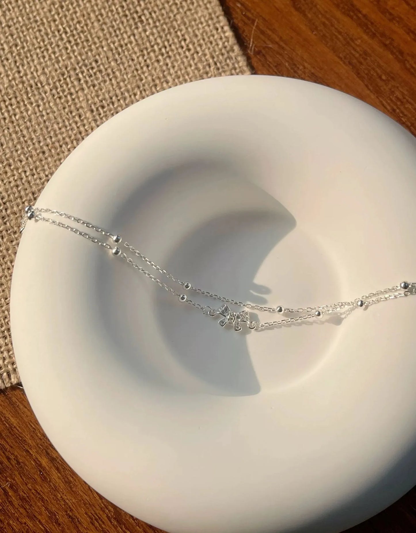 Pulsera Moño Plata 925