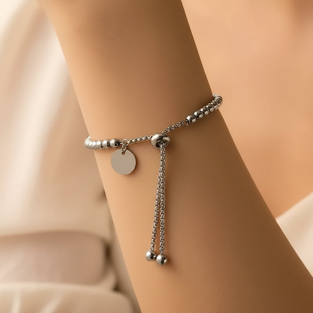 Pulsera Bolitas Acero Inoxidable