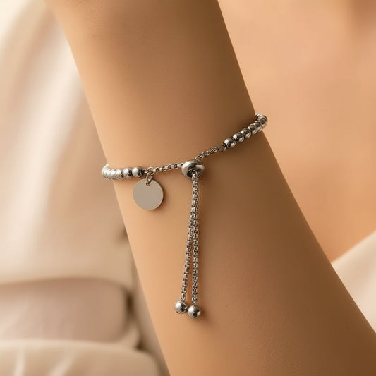 Pulsera Bolitas Acero Inoxidable