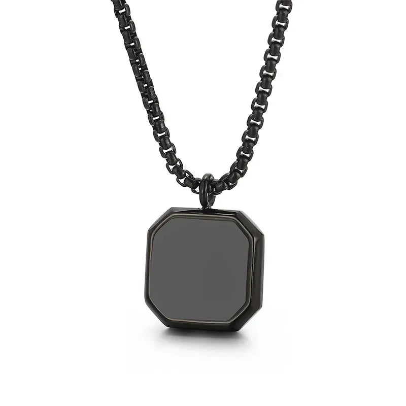 Collar Punk Cuadrado Acero Inoxidable
