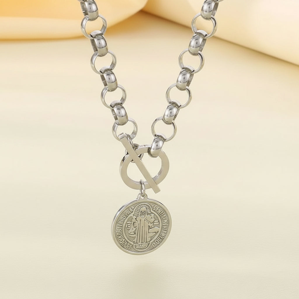 Collar San Benito Acero Inoxidable