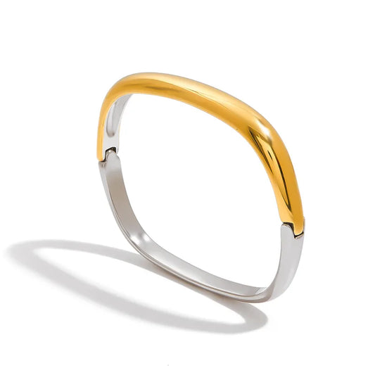 Pulsera Bicolor Acero Inoxidable