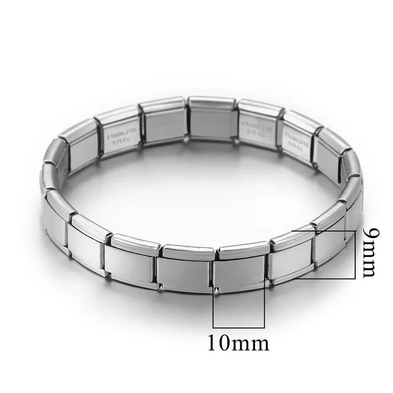 Pulsera Italiana Acero Inoxidable