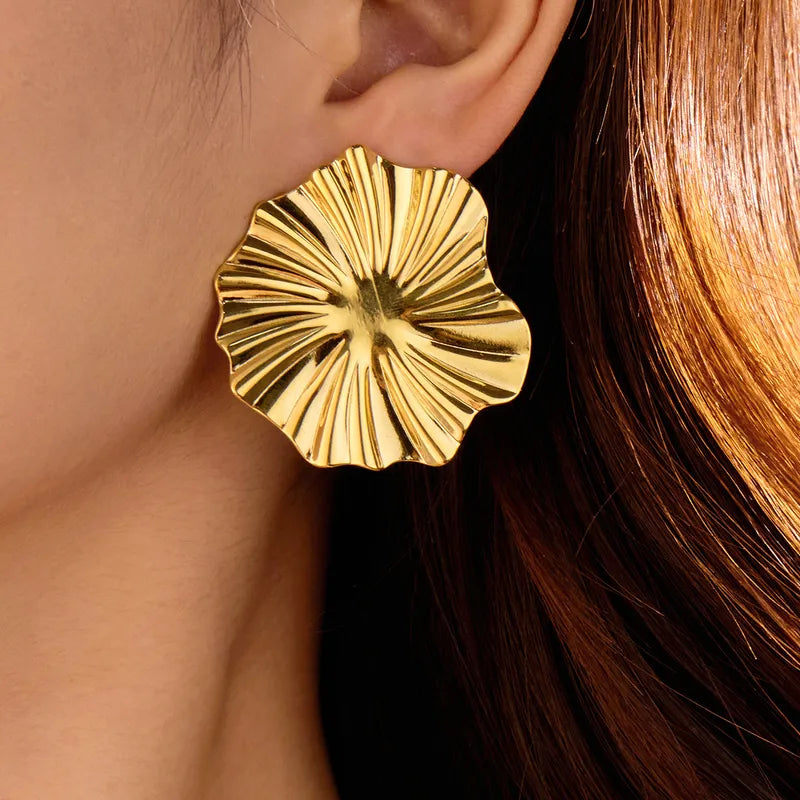 Aretes Grandes Acero Inoxidable