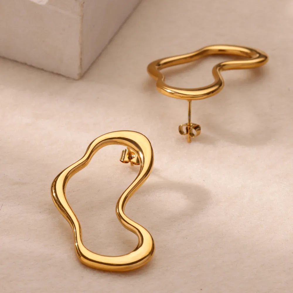 Aretes Irregular Acero Inoxidable