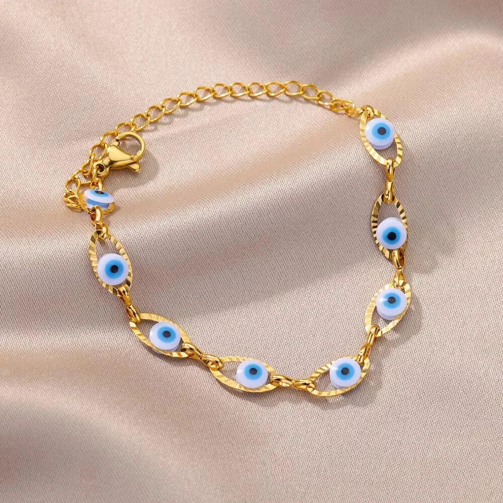 Pulsera Ojos Acero Inoxidable