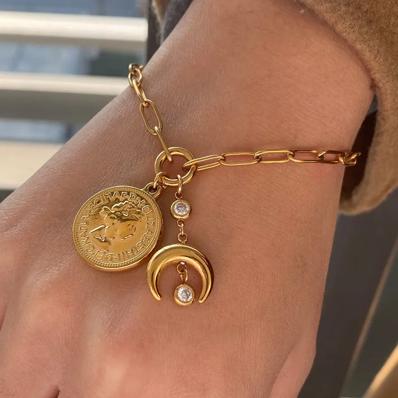 Pulsera Luna Acero Inoxidable