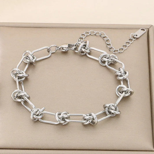 Pulsera Nudos Acero Inoxidable