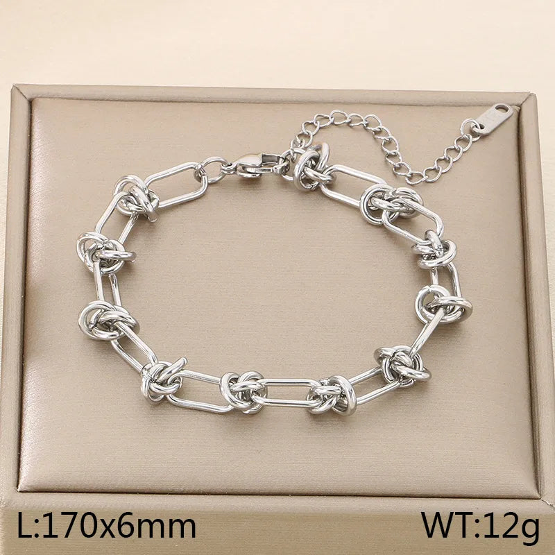 Pulsera Nudos Acero Inoxidable