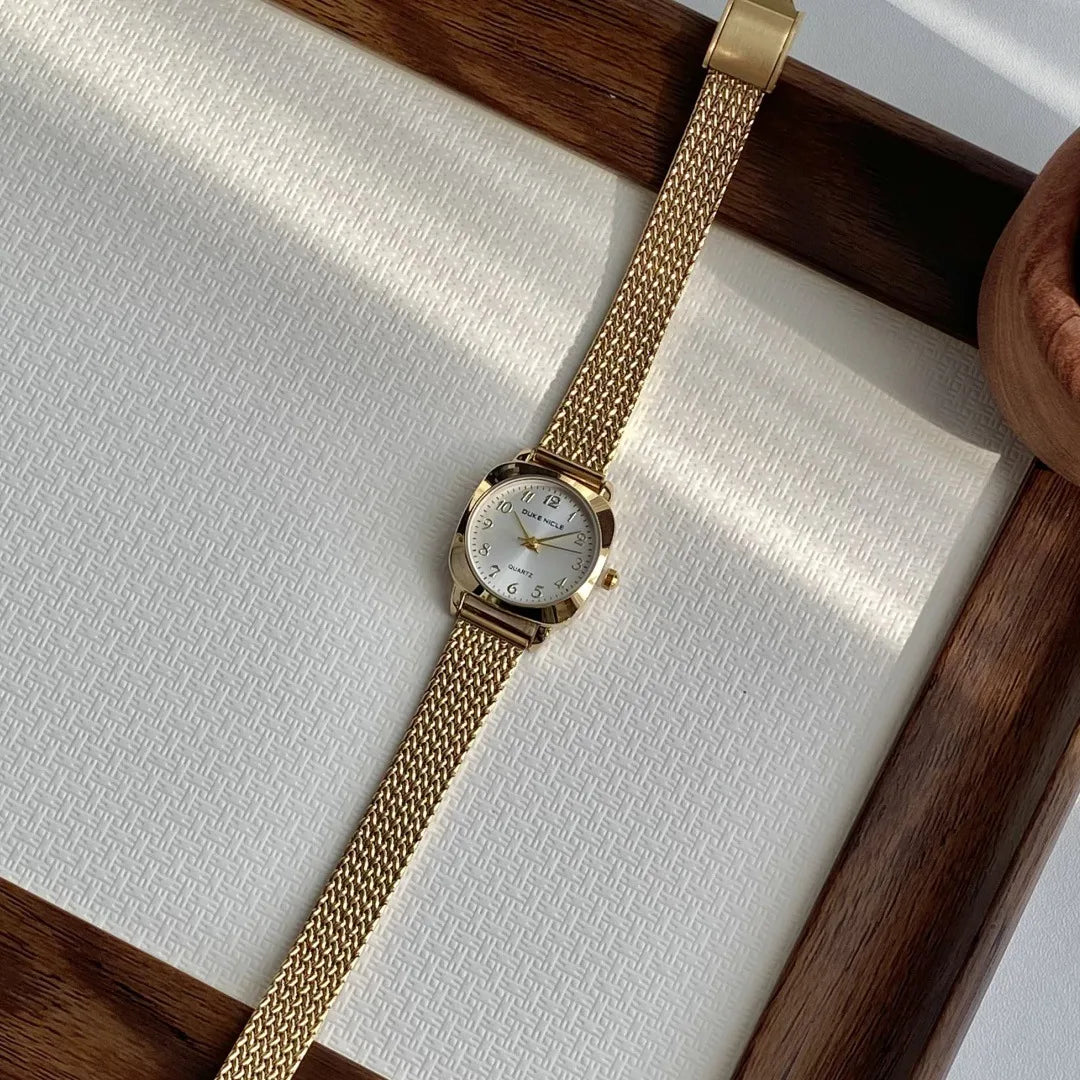 Reloj Dorado Acero Inoxidable