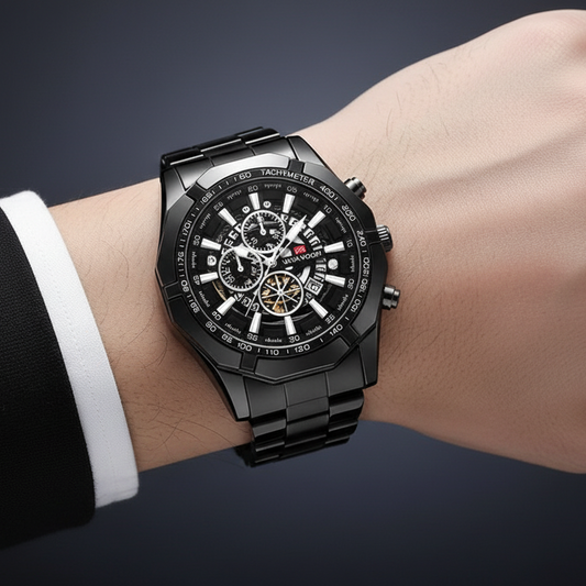 Reloj Cuarzo Retro Broches De Doble Cara