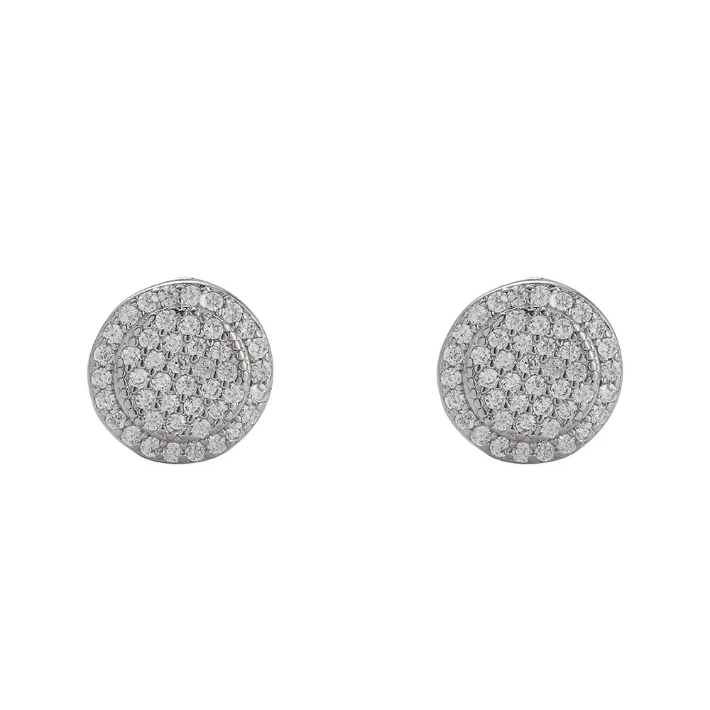 Aretes Zirconias Cobre