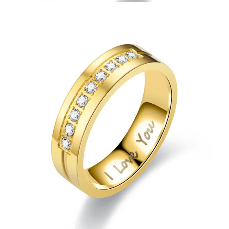 Anillo I Love You Dorado