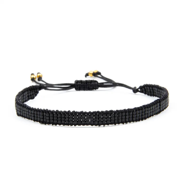 Pulsera Miyuki Corazón Estrellas Varias