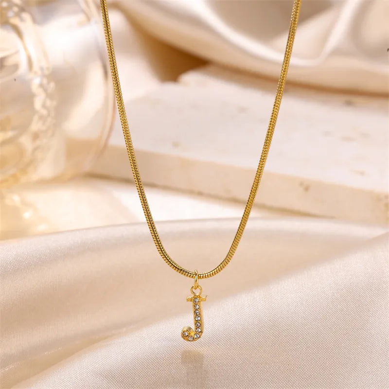 Collar Letra Acero Inoxidable