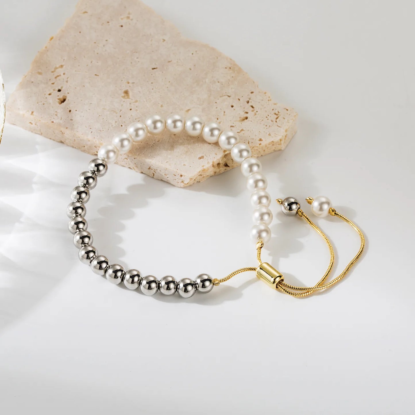Pulsera Bolitas Cobre Ajustable