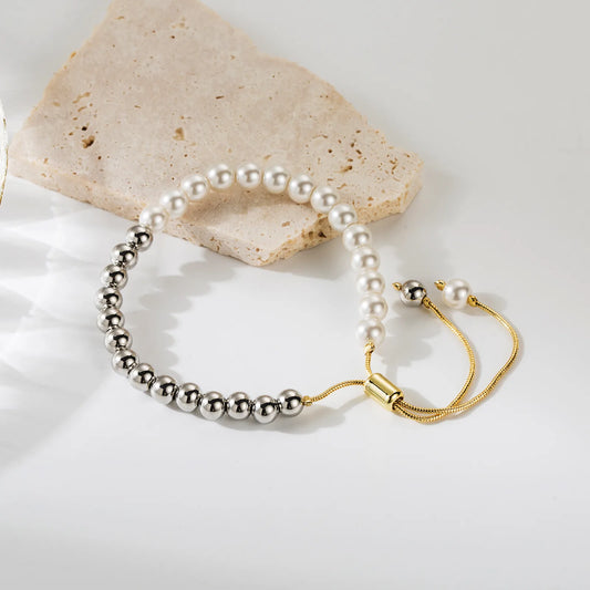 Pulsera Bolitas Cobre Ajustable