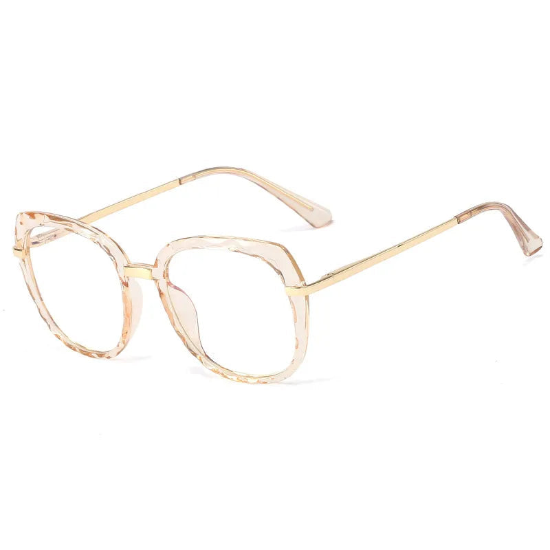 Gafas Transparentes Facetadas Anti-luz Azul
