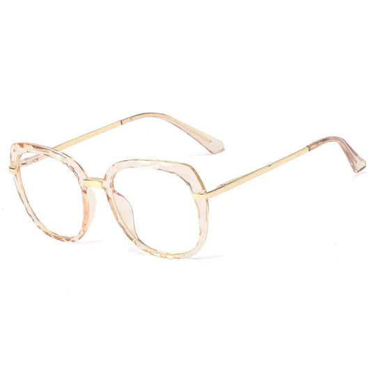 Gafas Transparentes Facetadas Anti-luz Azul