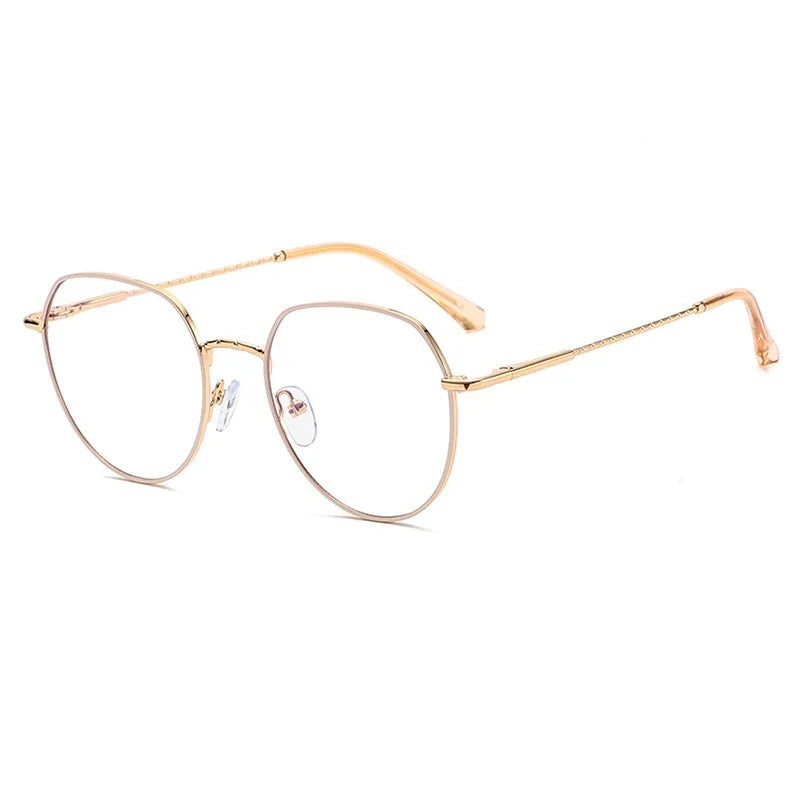 Gafas De Metal Con Montura Fina