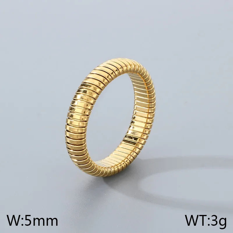 Anillo Minimalista Acero Inoxidable