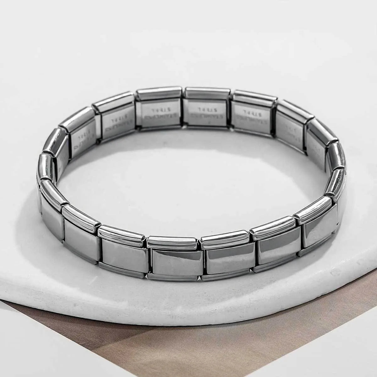 Pulsera Italiana Acero Inoxidable