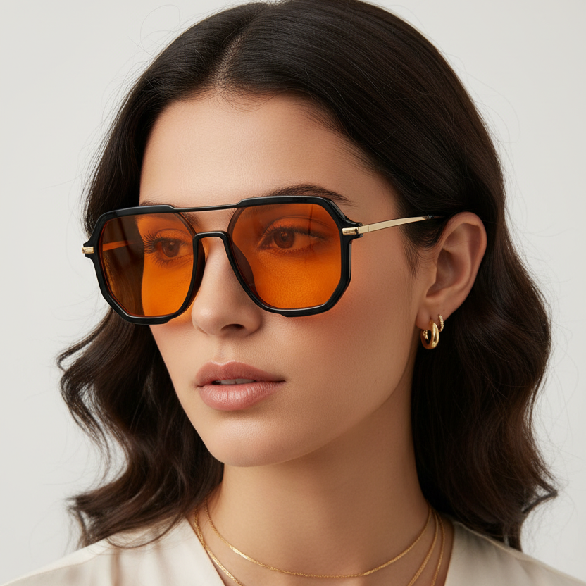 Gafas Sol Grandes Marco Negro