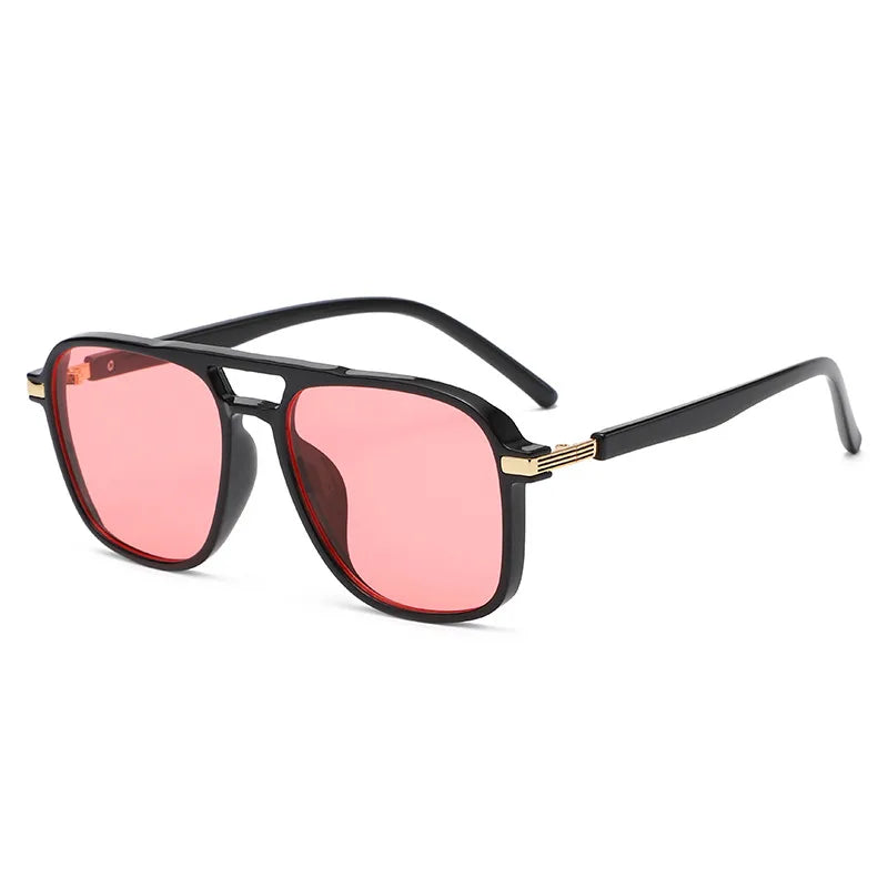 Gafas Lente Rosa Marco Negro