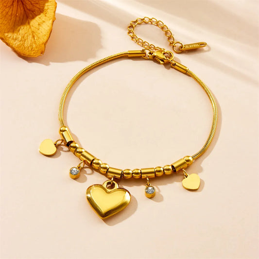 Pulsera Corazón Acero Inoxidable
