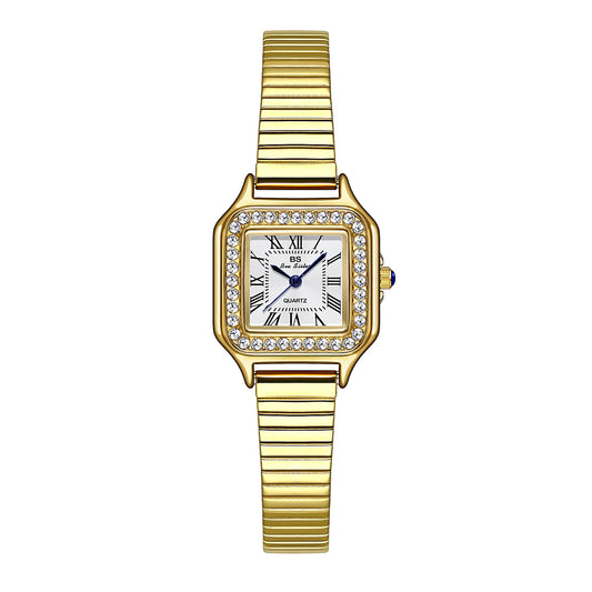 Reloj Lujo Dorado Acero Inoxidable