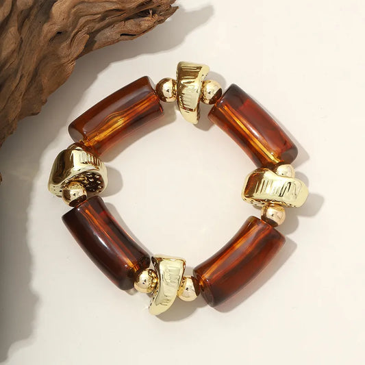 Pulsera Acrílico Exagerada Elástica