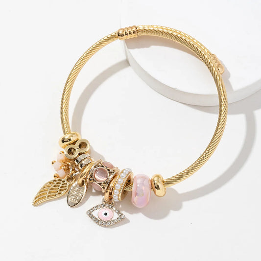 Pulsera Ojo Ala Acero Inoxidable