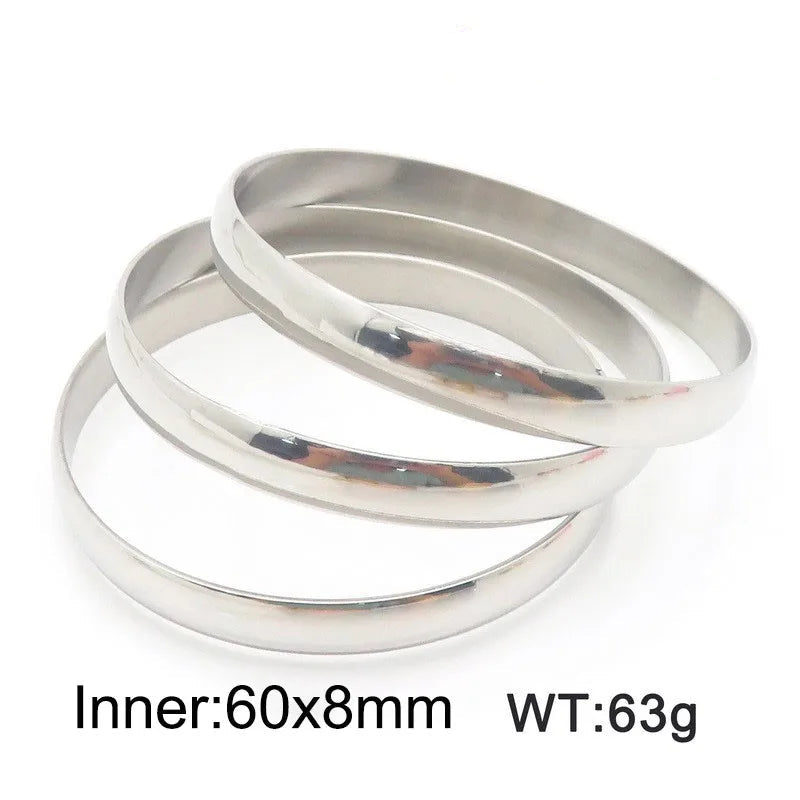 Set Tres Pulseras  Acero Inoxidable