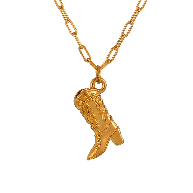 Collar Bota Acero Titanio