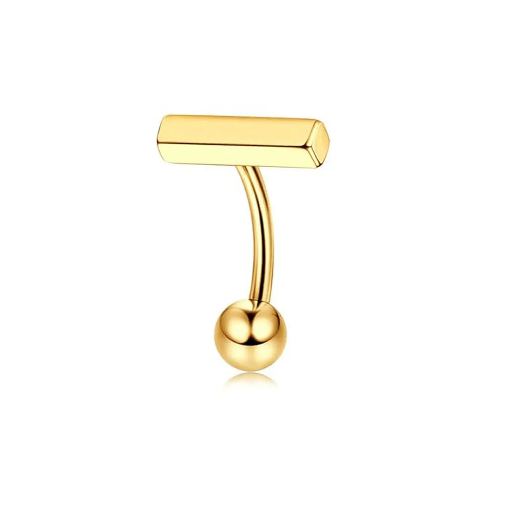 Piercing Sencillo Ombligo Acero Inoxidable