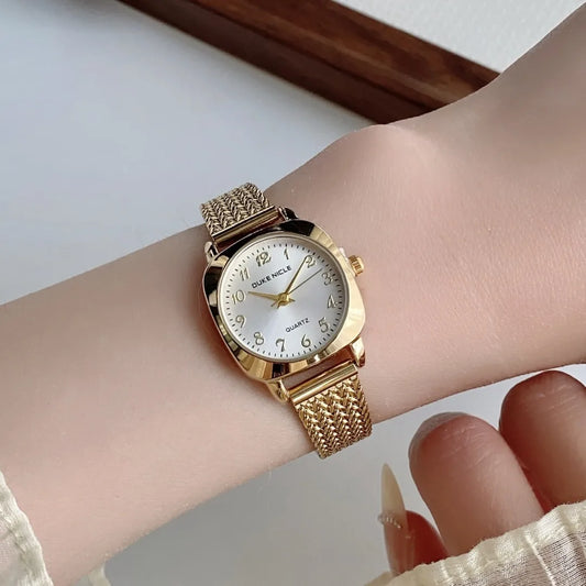 Reloj Dorado Acero Inoxidable