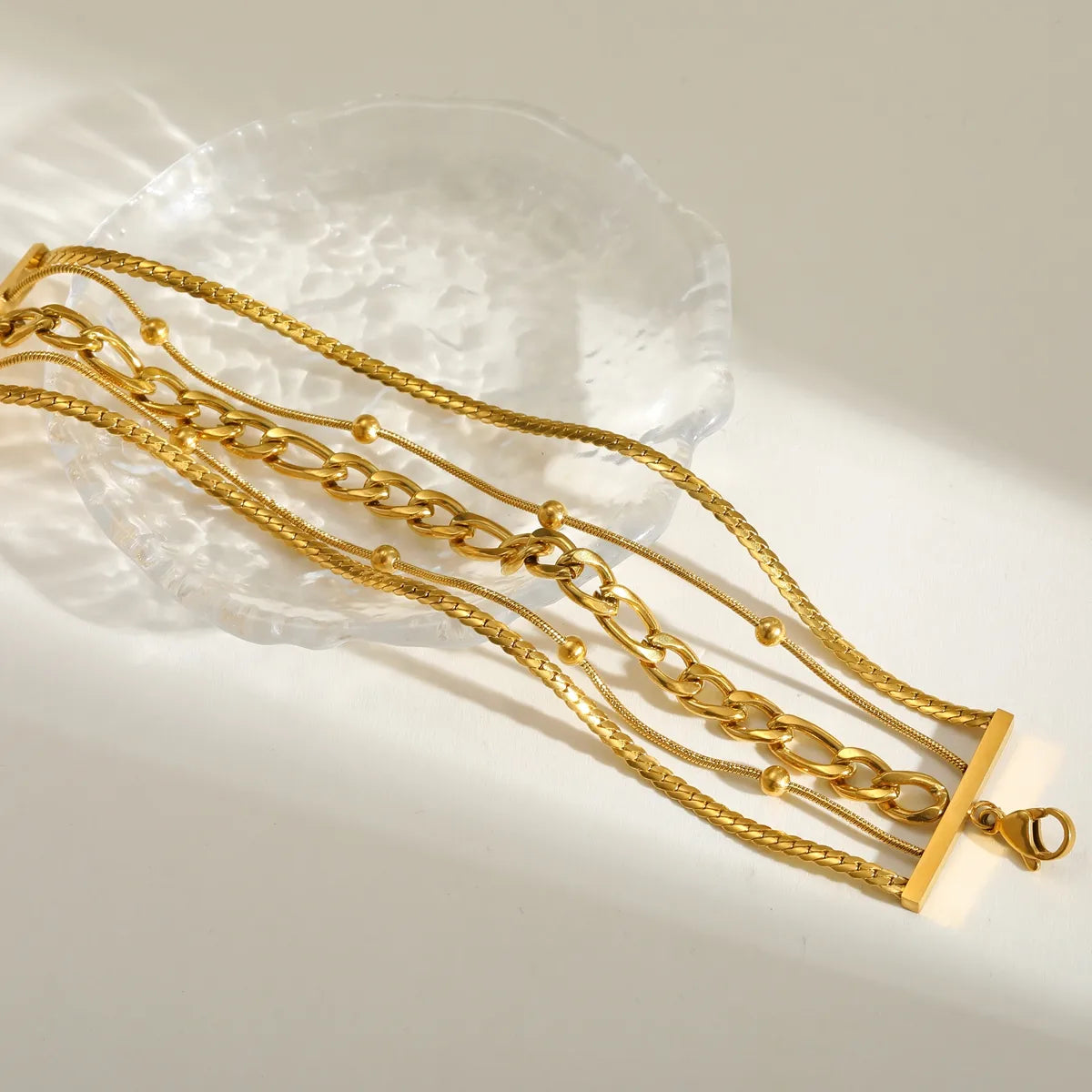 Pulsera Múltiple Acero Inoxidable