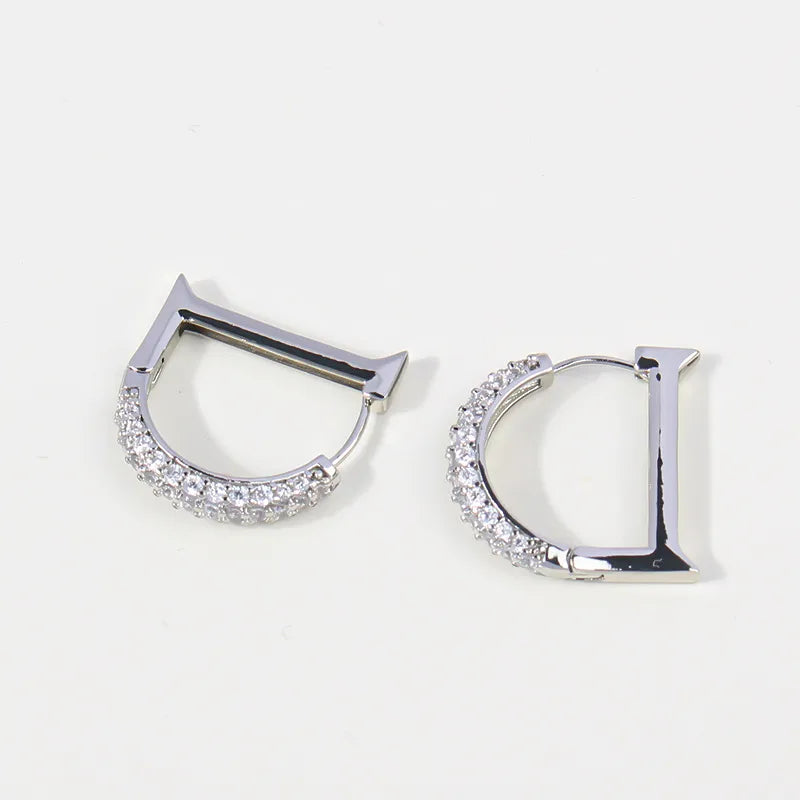 Aretes D Circón Cobre