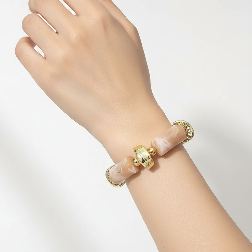Pulsera Acrílico Exagerada Elástica