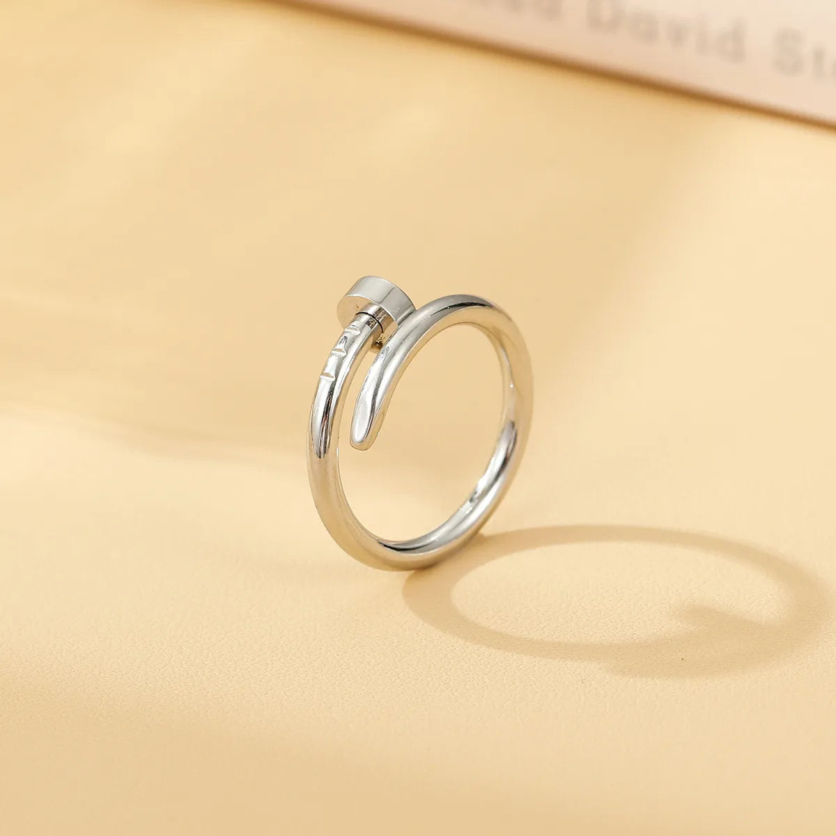 Anillo Clavo Acero Inoxidable