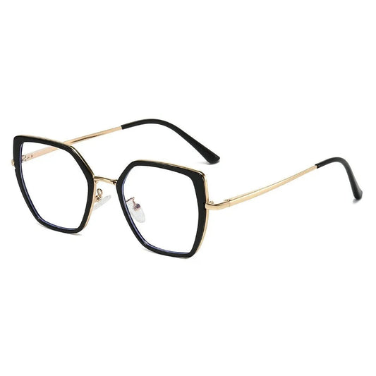 Gafas Negras Antiglare Metal 2 en 1