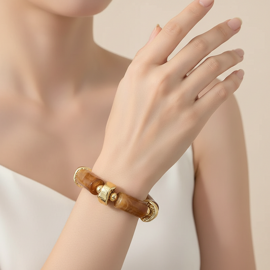 Pulsera Acrílico Exagerada Elástica
