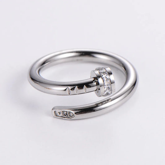 Anillo Clavo Acero Inoxidable