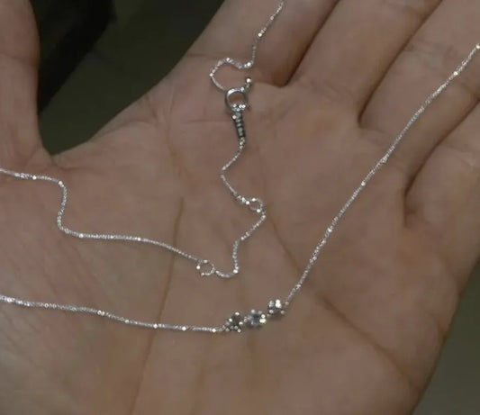 Collar Elegante Plata Esterlina